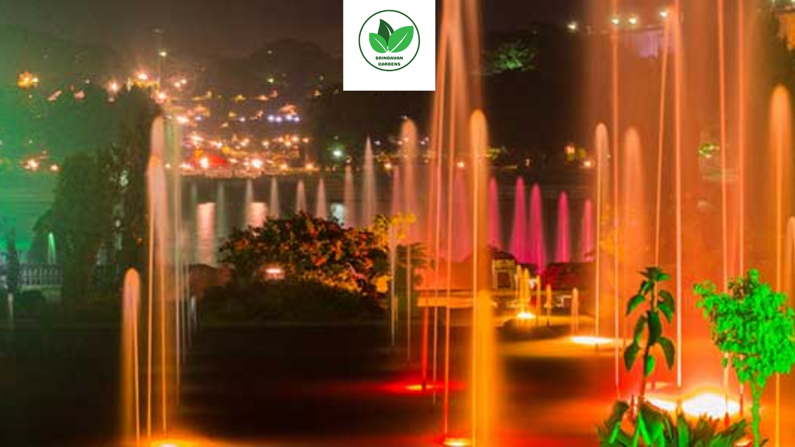 brindavan gardens light show timings