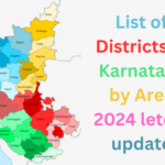 How many districts in Karnataka 2024 list latest update